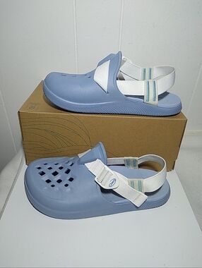 Chaco Women's Chillos Clog Shoe Blue Fog Size 8 JCH109166